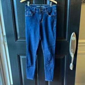 Old Navy Rockstar Mid-Rise Blue Skinny Jeans Classic Style Size 2